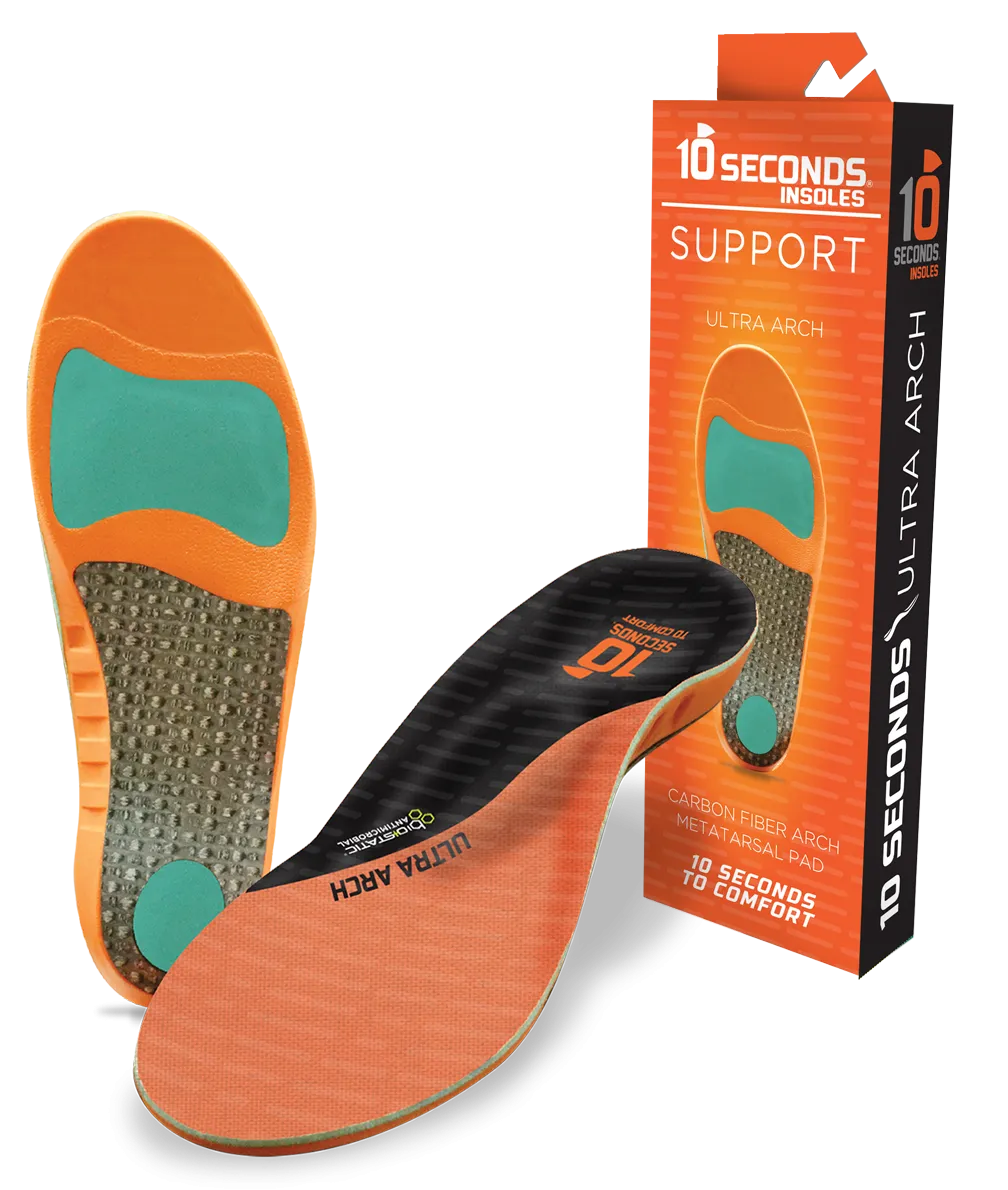 10 Seconds ® Ultra Arch Support Insoles