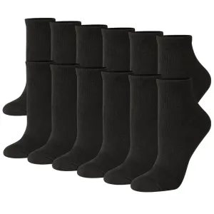 12 Pack Comfort Fit Ankle Support Socks