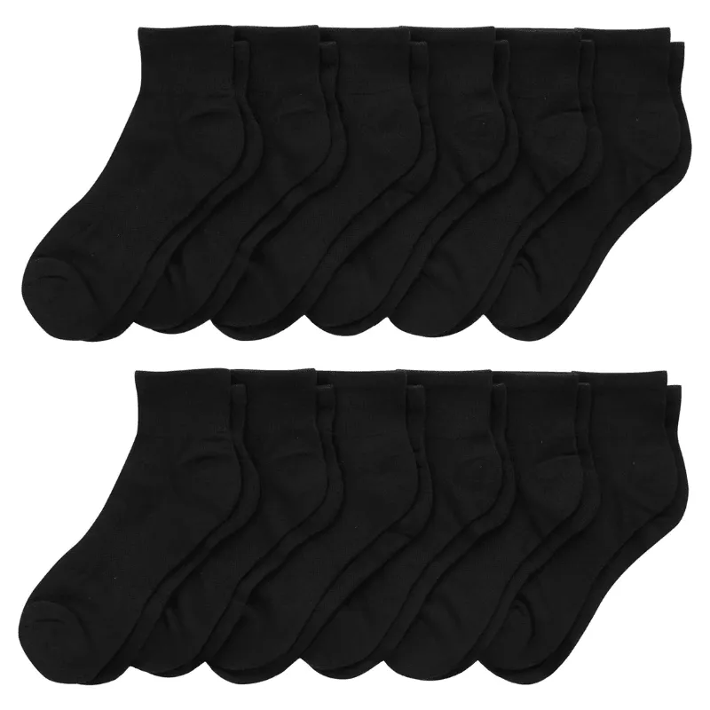 12 Pack Comfort Fit Ankle Support Socks