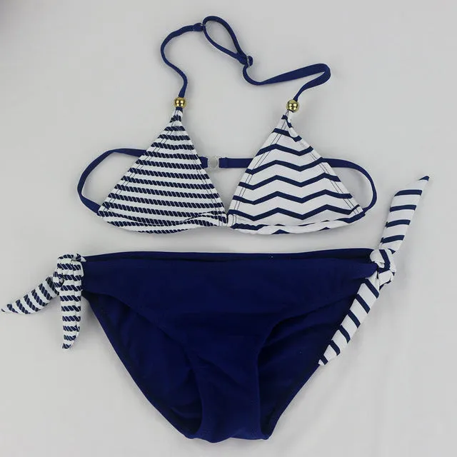 2016 New Children Swimwear Baby Kids Cute Bikini Girls split Two Pieces swimsuit Bathing suit Beachwear kids biquini infantil