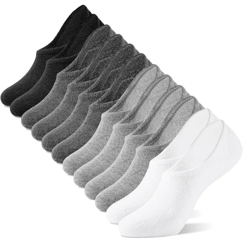 6-Pack Running Toe Socks – Non-Slip and All-Day Comfort