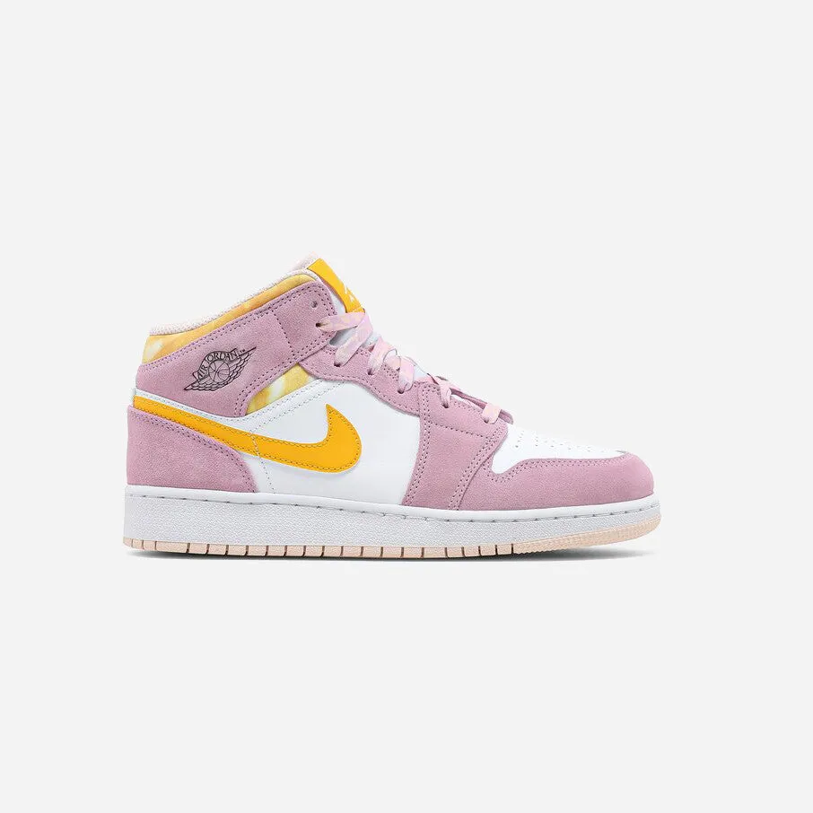 AIR JORDAN 1 MID SE GS 'ARCTIC PINK'