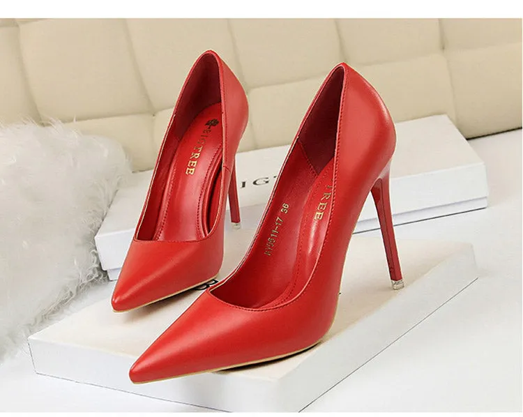 Amozae-Back to college Shoes Women Pumps Fashion High Heels Shoes Black Pink White Shoes Women Wedding Shoes Ladies Stiletto Women Heels 2024