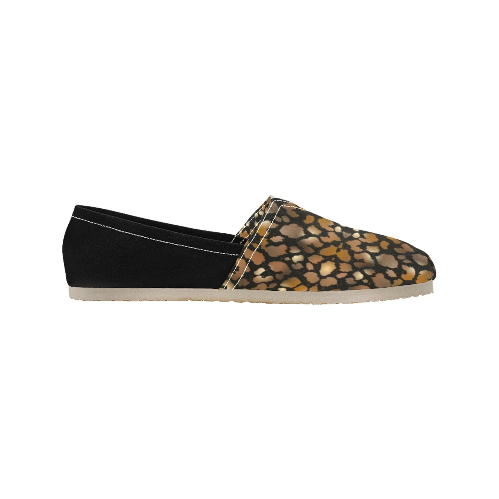 Animal Print Women's Canvas Slip On Shoes up to size 14.5