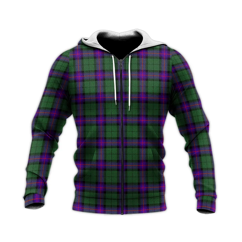 Armstrong Modern Tartan Knitted Hoodie