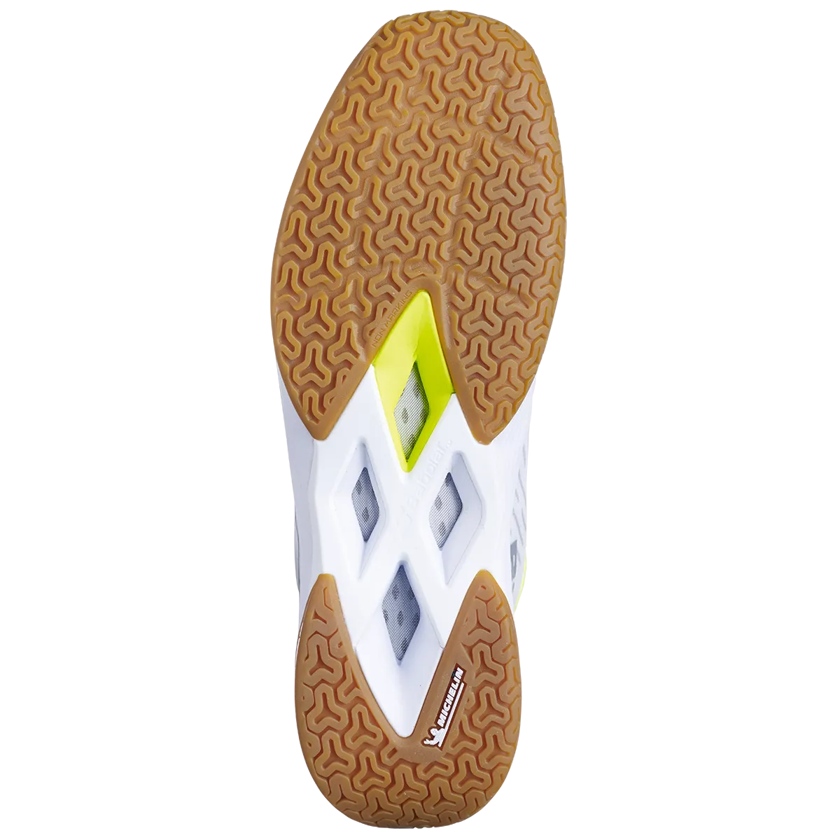 Babolat Men's Shadow Tour 5 Indoor Shoes White Lime