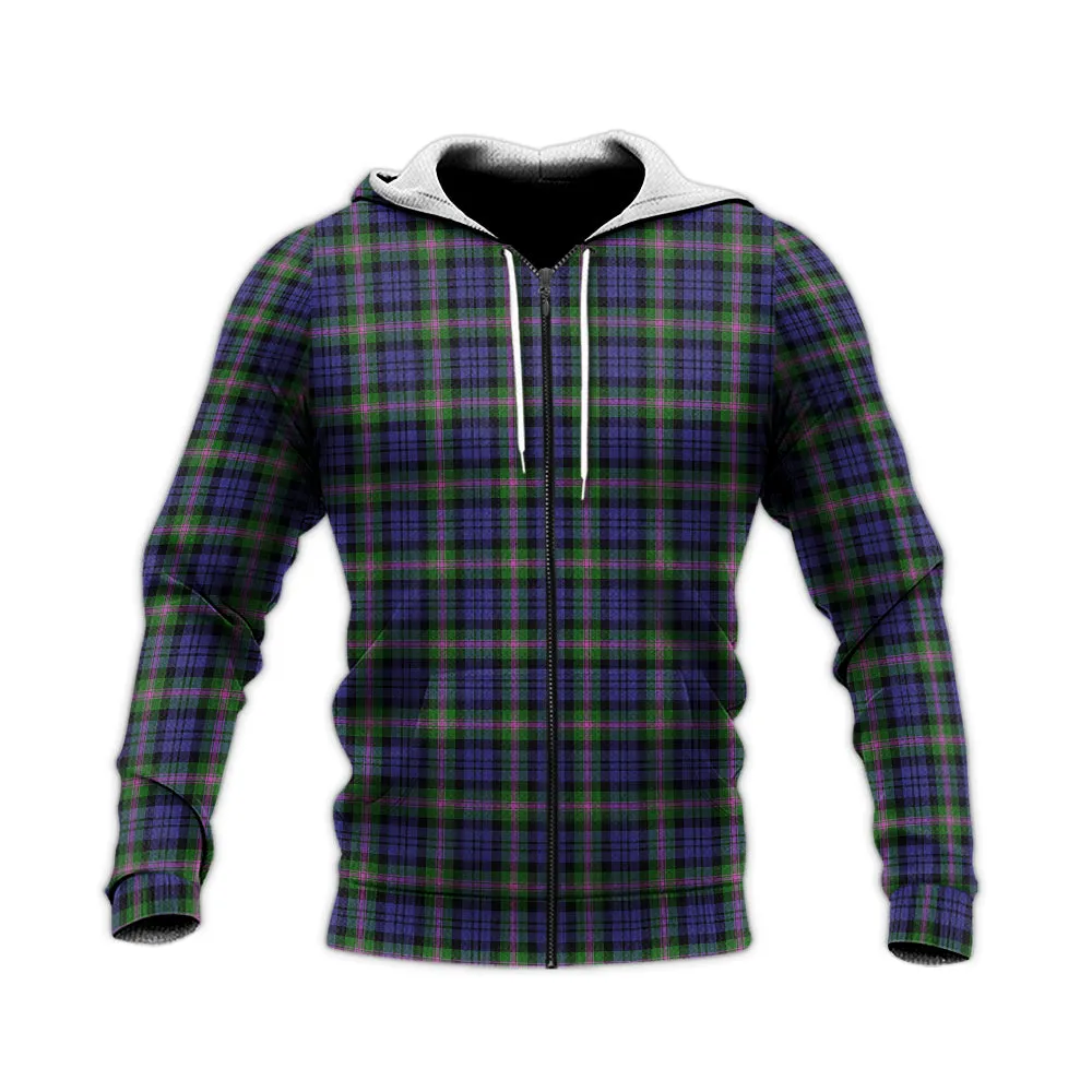 Baird Modern Tartan Knitted Hoodie