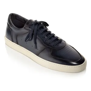 Barbera Blue Burnish Court Sneaker