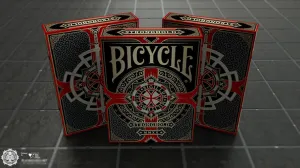 Bicycle Stronghold Crimson Playing Cards