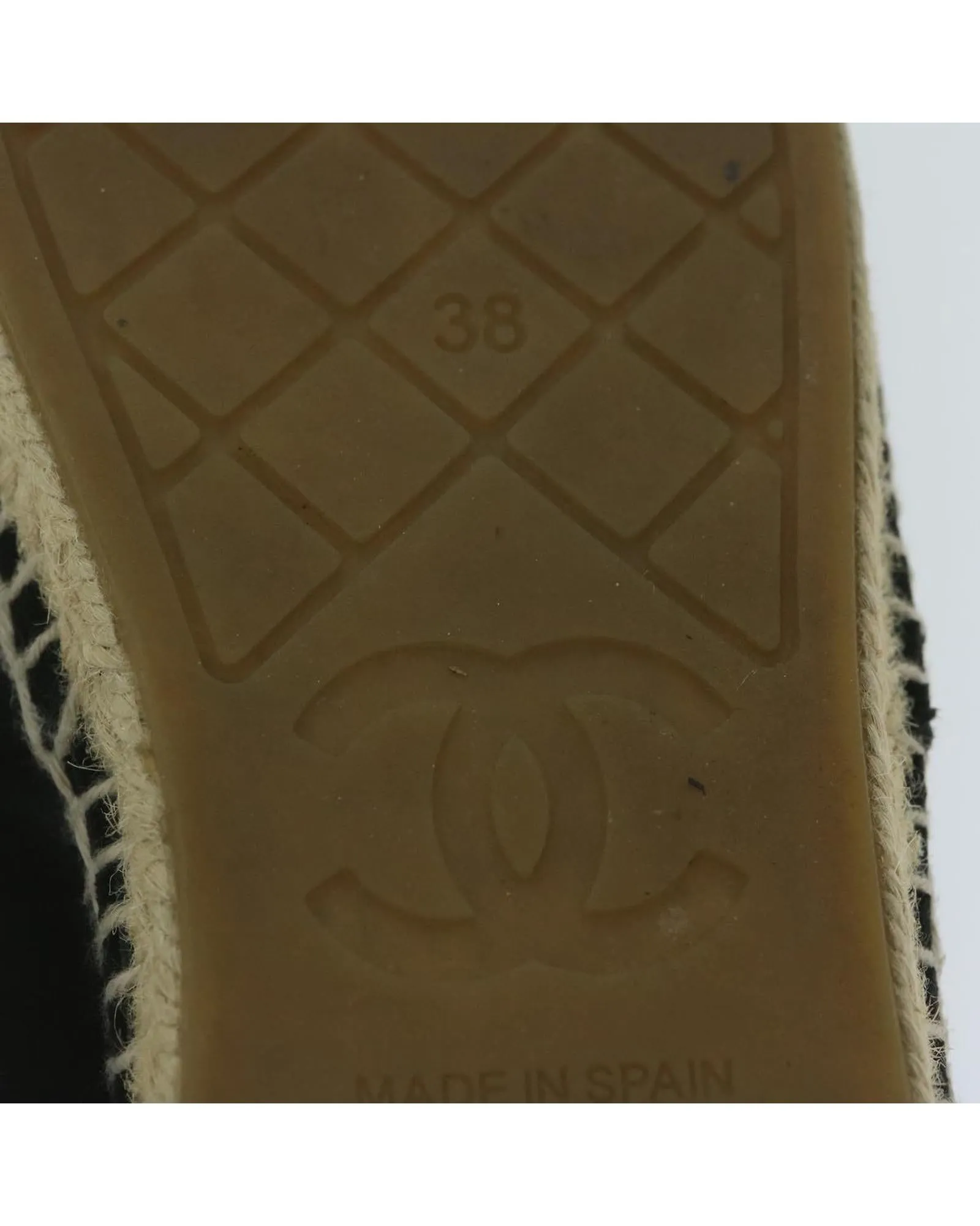 Black Velor Pumps with CC Logo by Spanish Designer