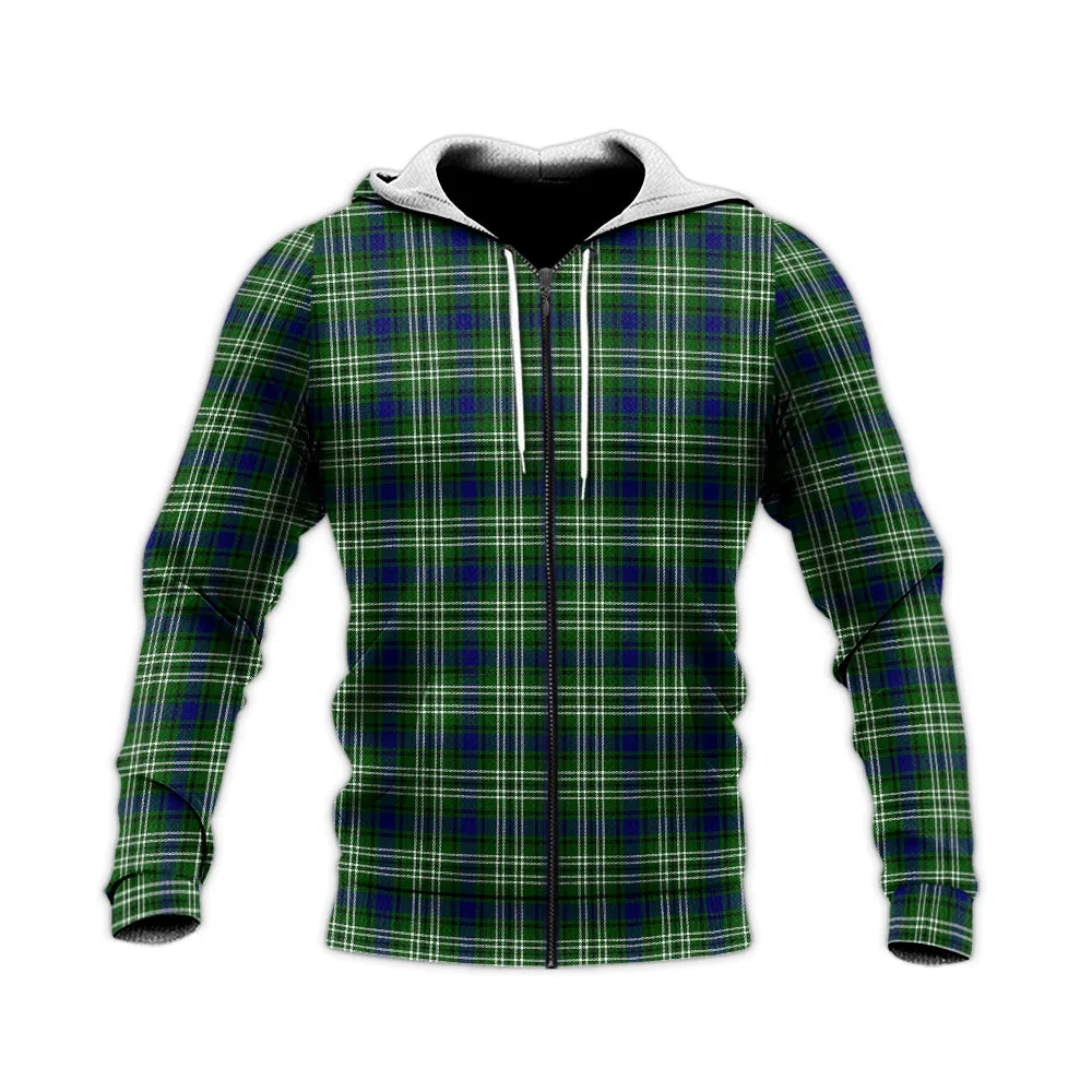 Blackadder Tartan Knitted Hoodie