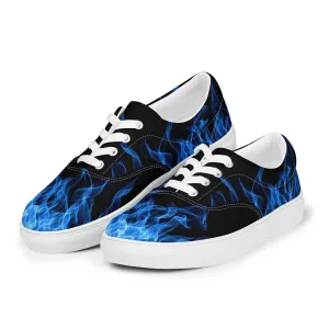 Blue Flame Men’s Lace-up Canvas Shoes