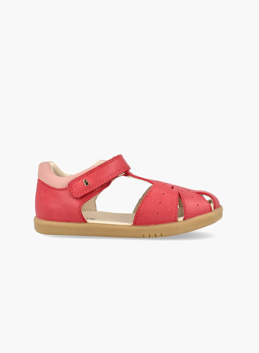 Bobux Compass Sandals in Red/Rose