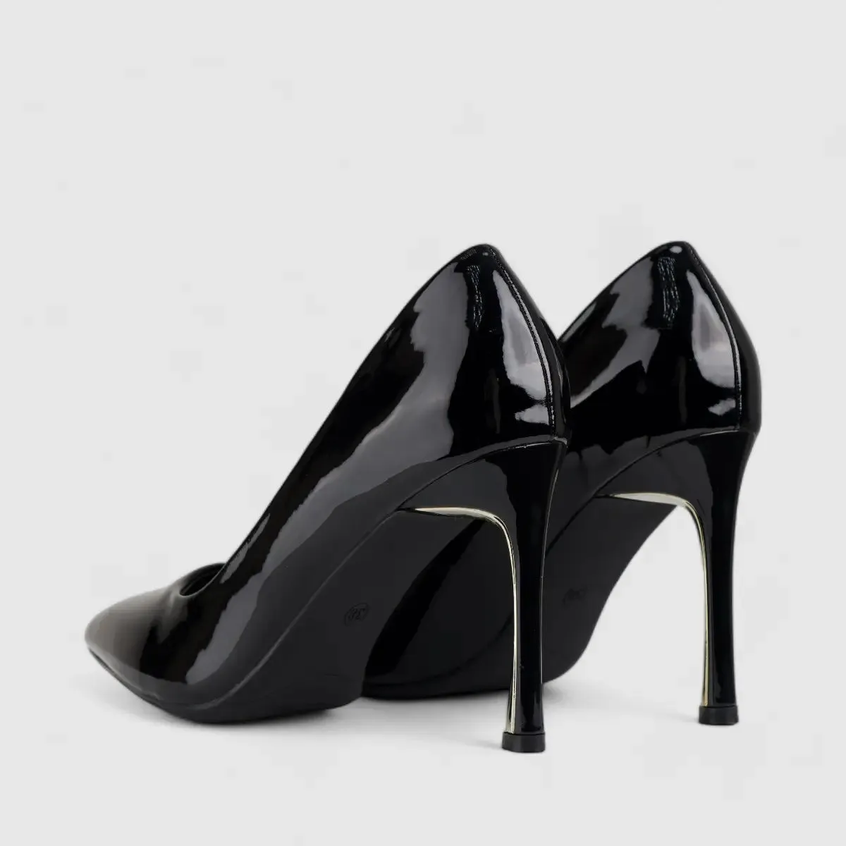 Bulbul Stiletto Court Shoe Black LI007