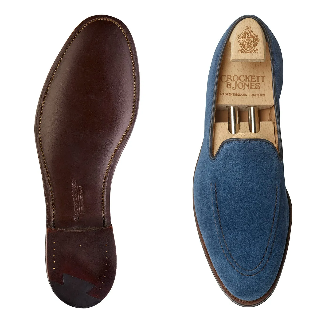 Camden Mid Blue Suede