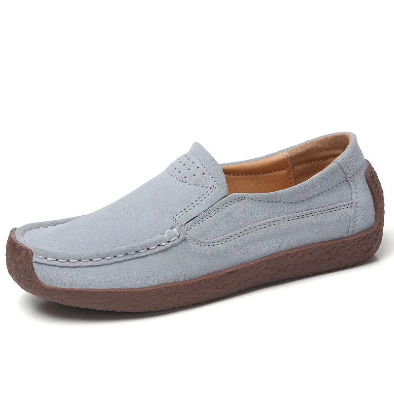 CiloolSlip on loafers - Stylish casual sports flat bean snail shoes