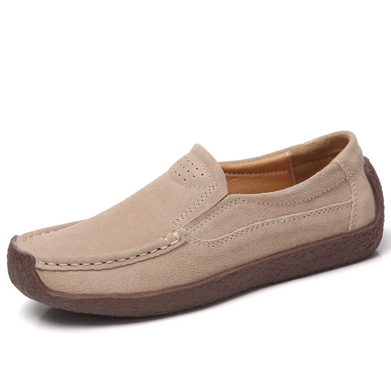 CiloolSlip on loafers - Stylish casual sports flat bean snail shoes