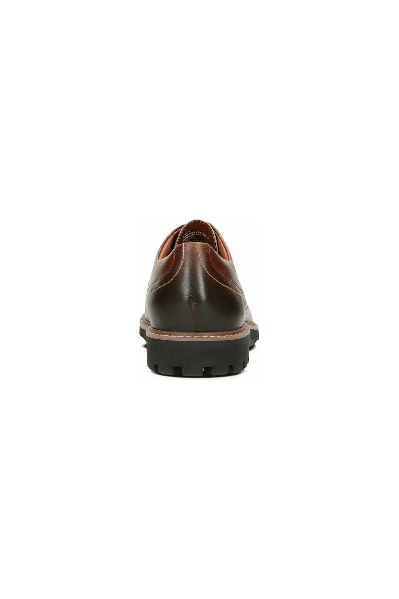 Clarks Batcombe Hall in dark tan leather