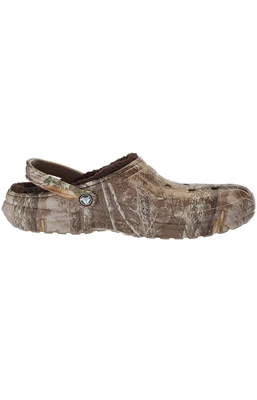 Classic Lined Realtree Edge Clogs - Chocolate/Chocolate