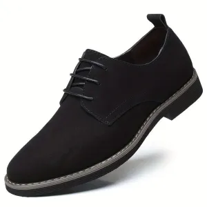 Classic Men's Faux Suede Shoes for Formal and Business Occasions