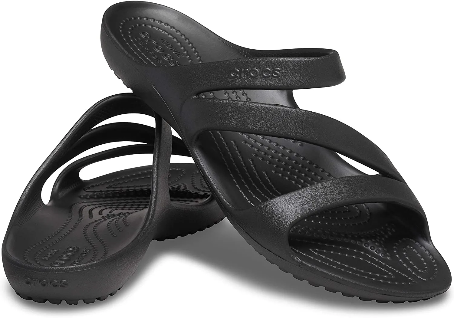 Crocs Women's Kadee II Sandal Comfortable Summer Slides Size 9 Pair of Shoes