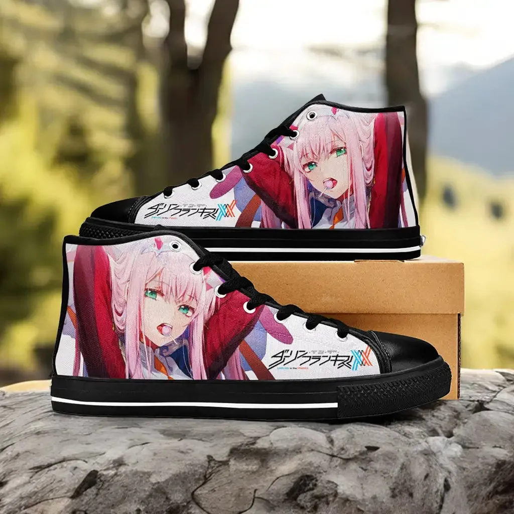 Darling in the Franxx Zero Two Shoes High Tops Sneakers for Kids and Adults