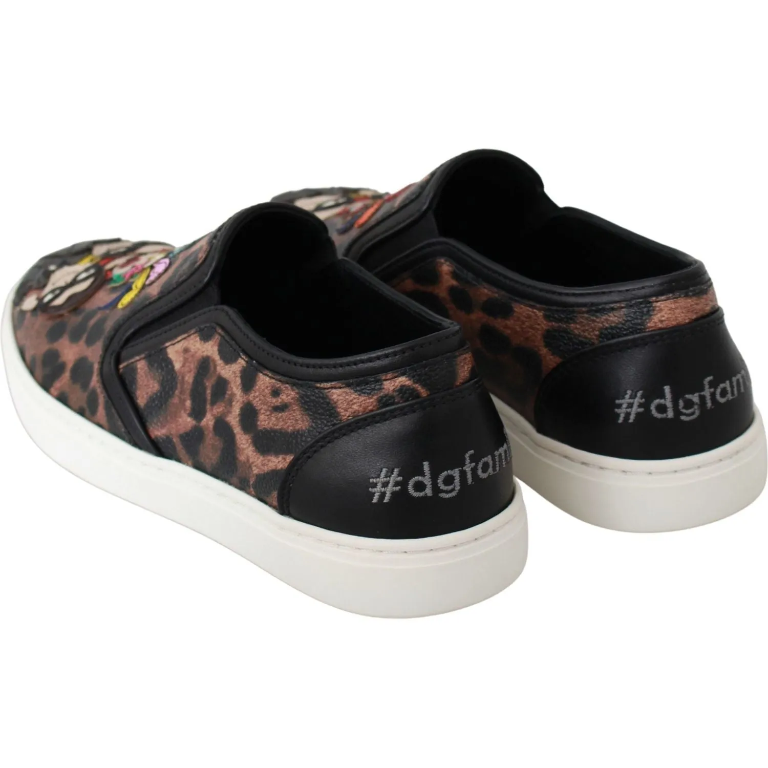 Dolce & Gabbana Elegant Leopard Print Loafers for Sophisticated Style