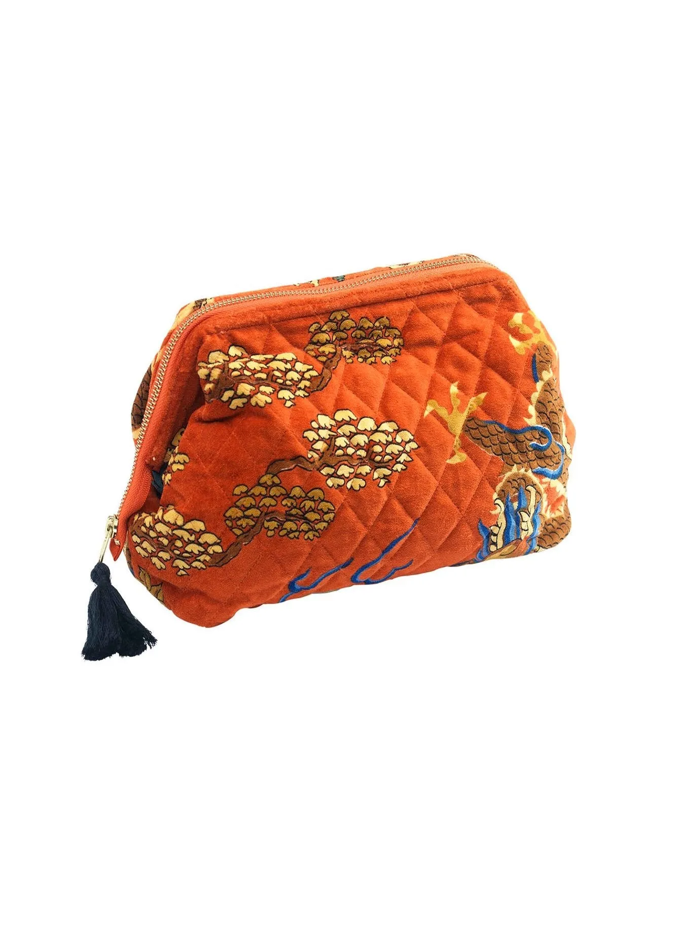 Dragon Rust Velvet Pouch - One Hundred Stars