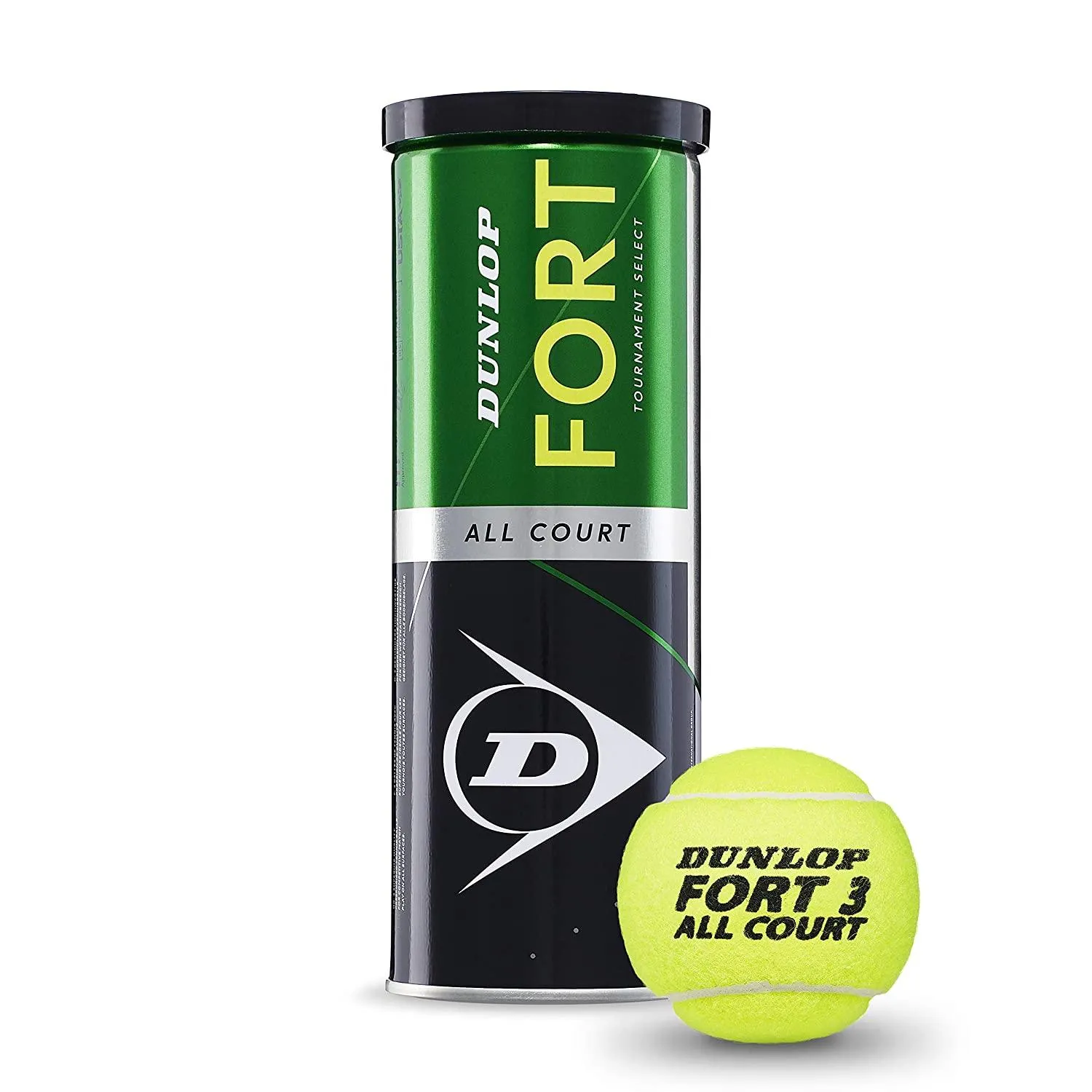 DUNLOP FORT ALL COURT TENNIS BALL (3 BALLS)| KIBI Sports