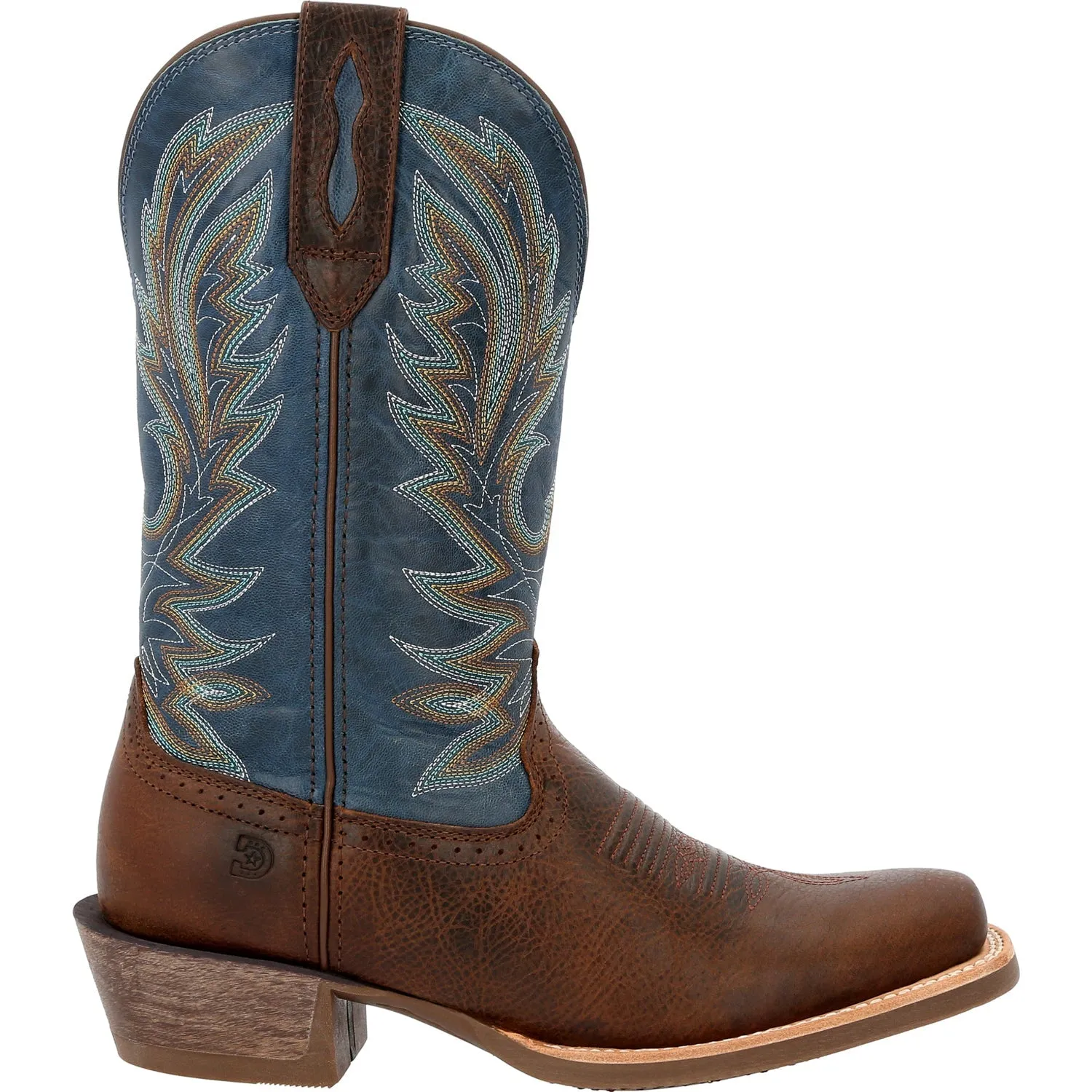 Durango Mens Rebel Pro Western Hickory/Denim Leather Cowboy Boots