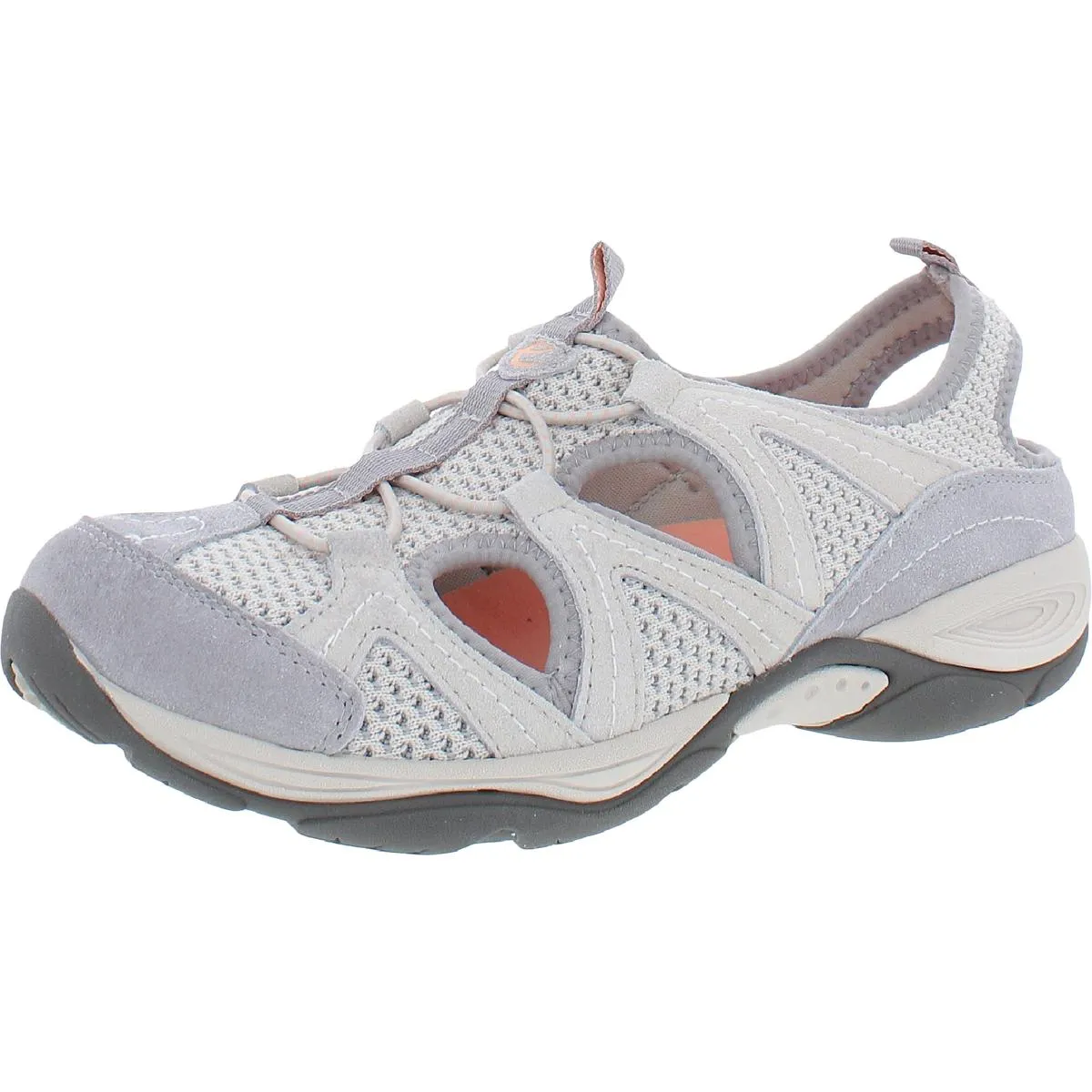 Easy Spirit Womens Earthen Suede Mesh Walking Shoes