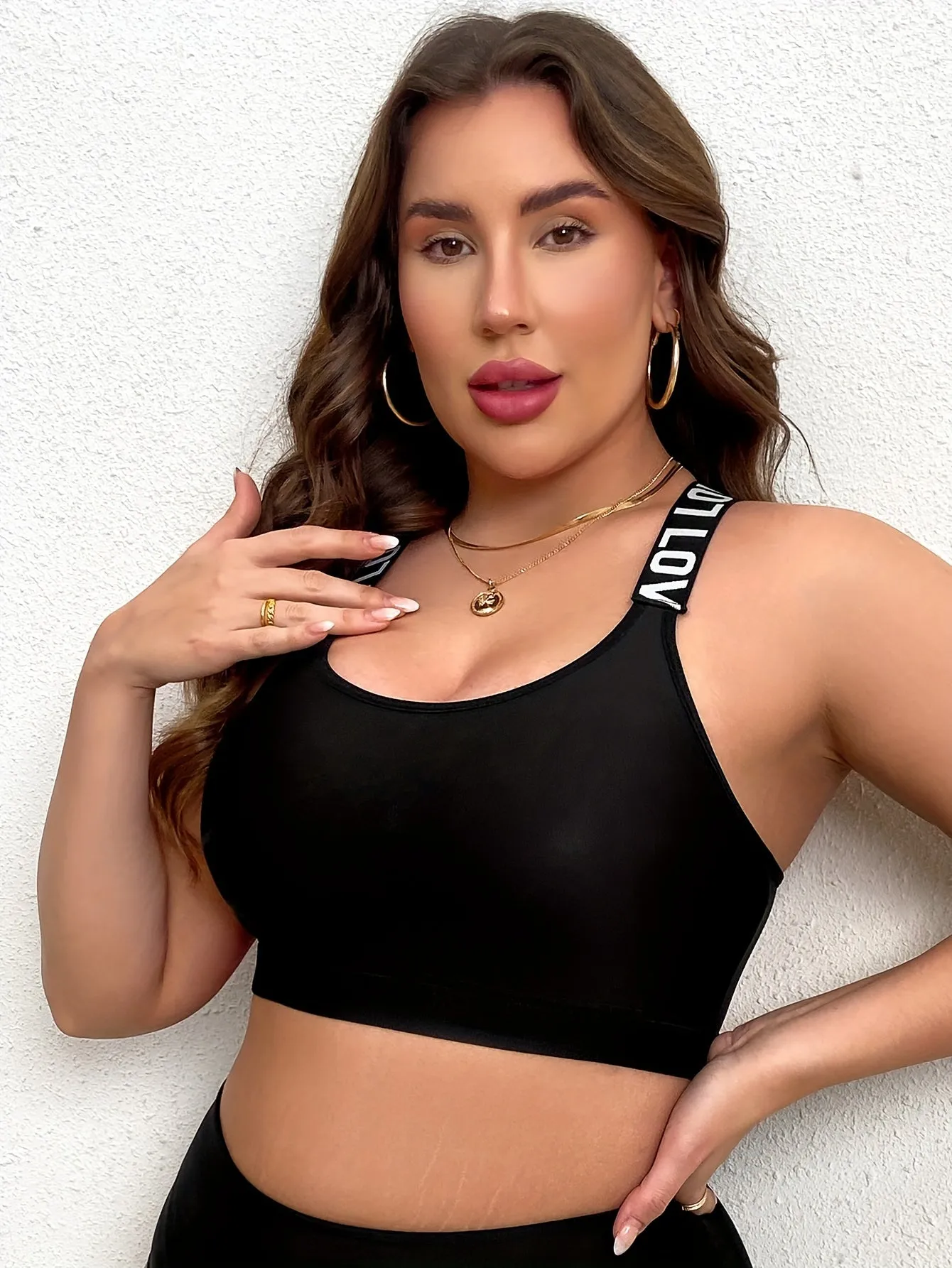 Empower Your Workouts Plus Size Coachella Sports Bra