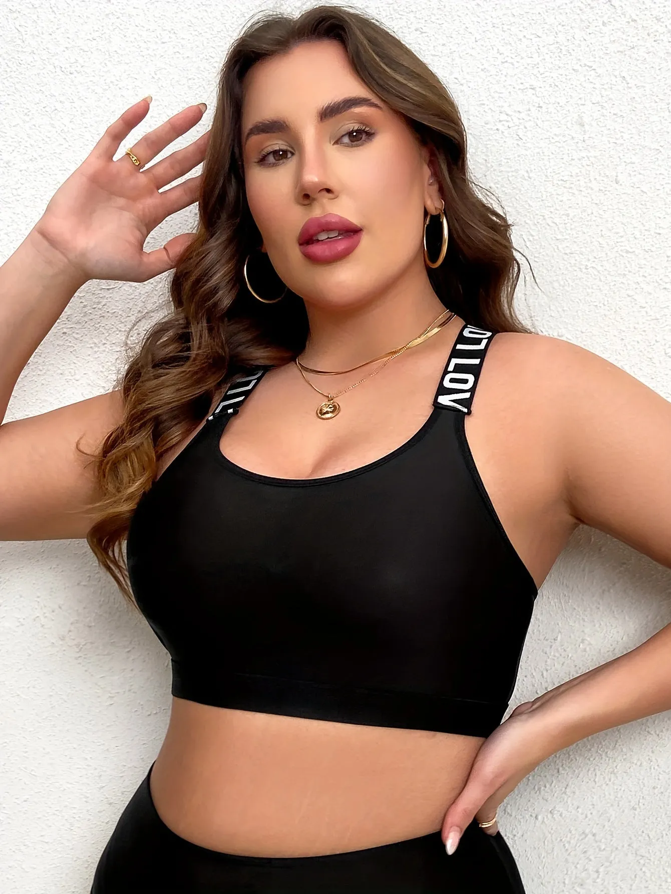 Empower Your Workouts Plus Size Coachella Sports Bra