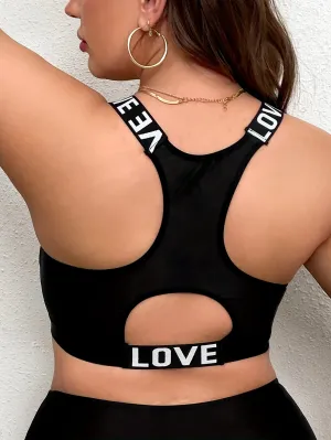 Empower Your Workouts Plus Size Coachella Sports Bra