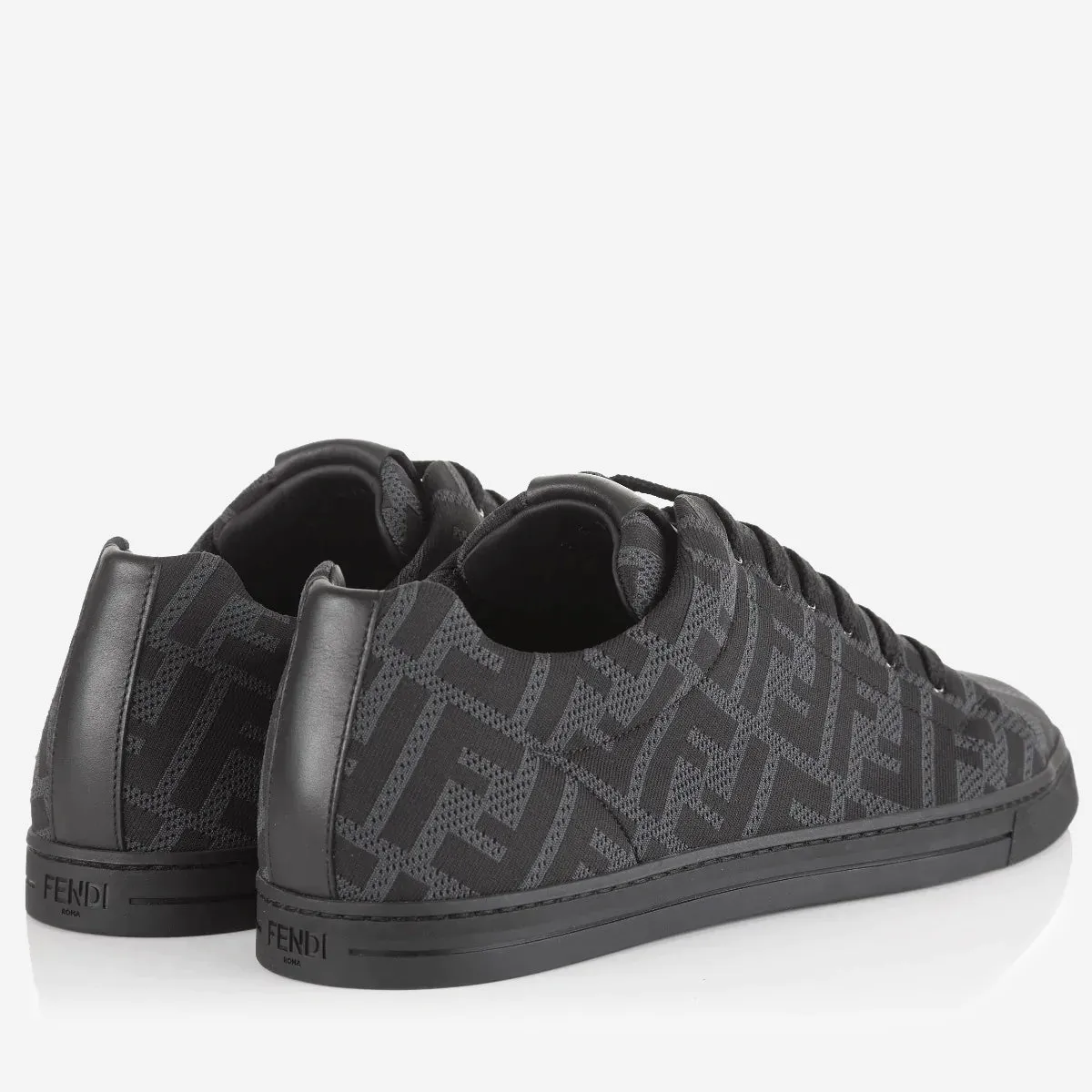 Fendi Tech Fabric FF Motif Low-Top Sneaker