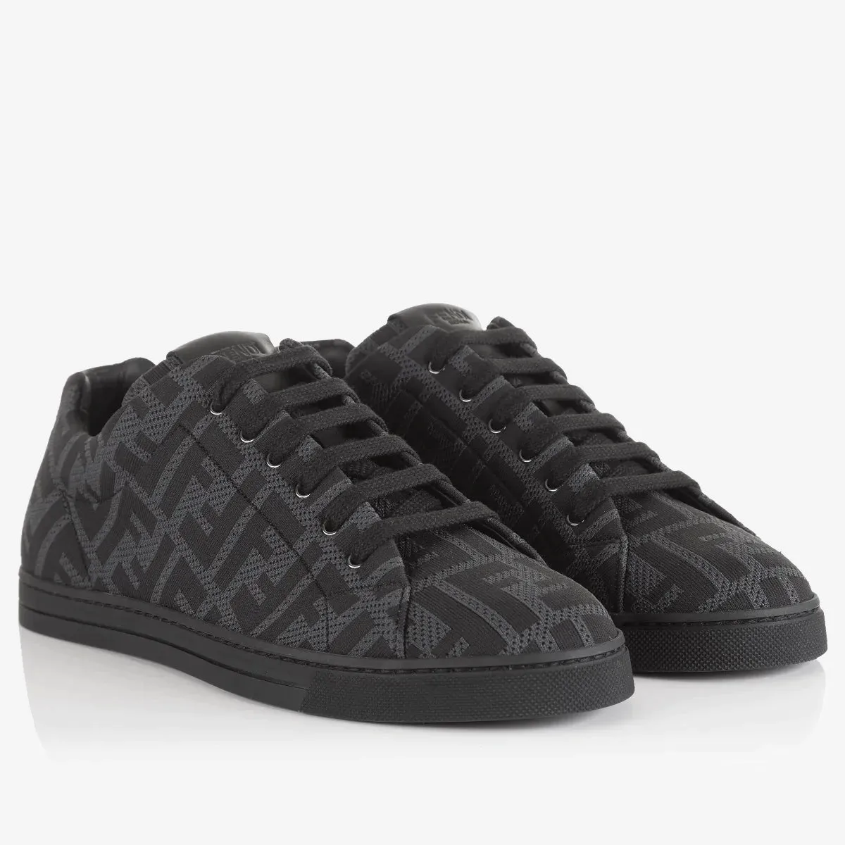 Fendi Tech Fabric FF Motif Low-Top Sneaker