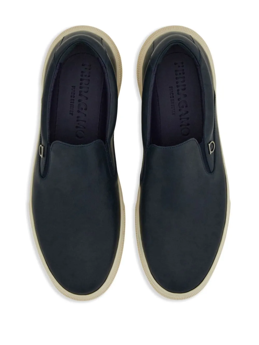 Ferragamo Men's Premium Leather Slip-Ons