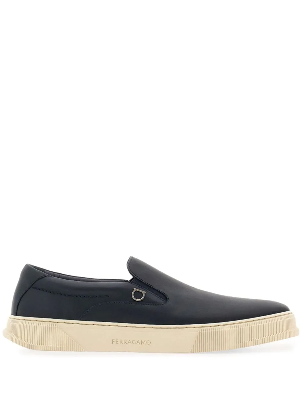 Ferragamo Men's Premium Leather Slip-Ons