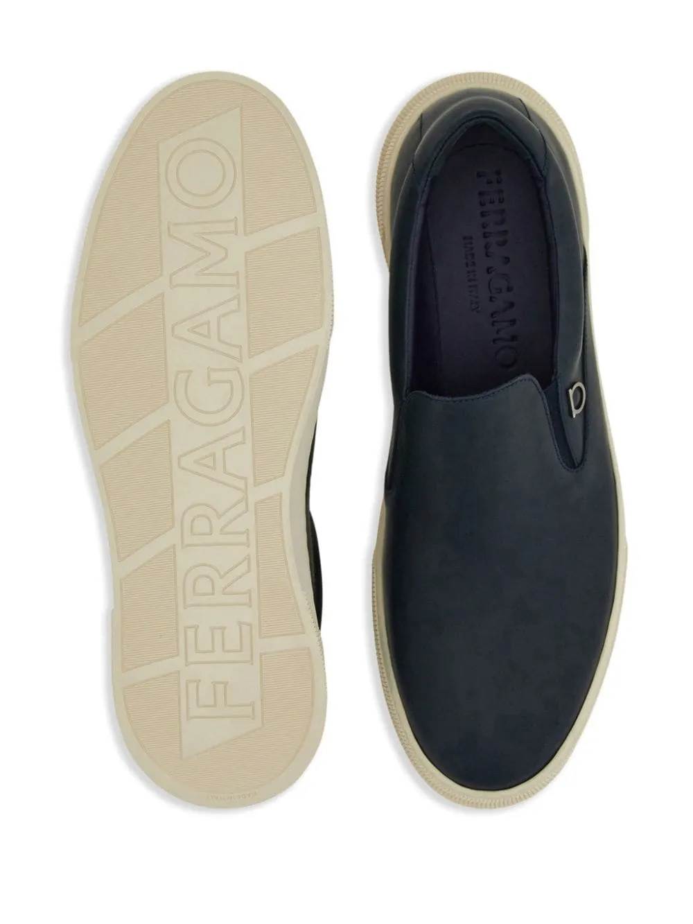 Ferragamo Men's Premium Leather Slip-Ons