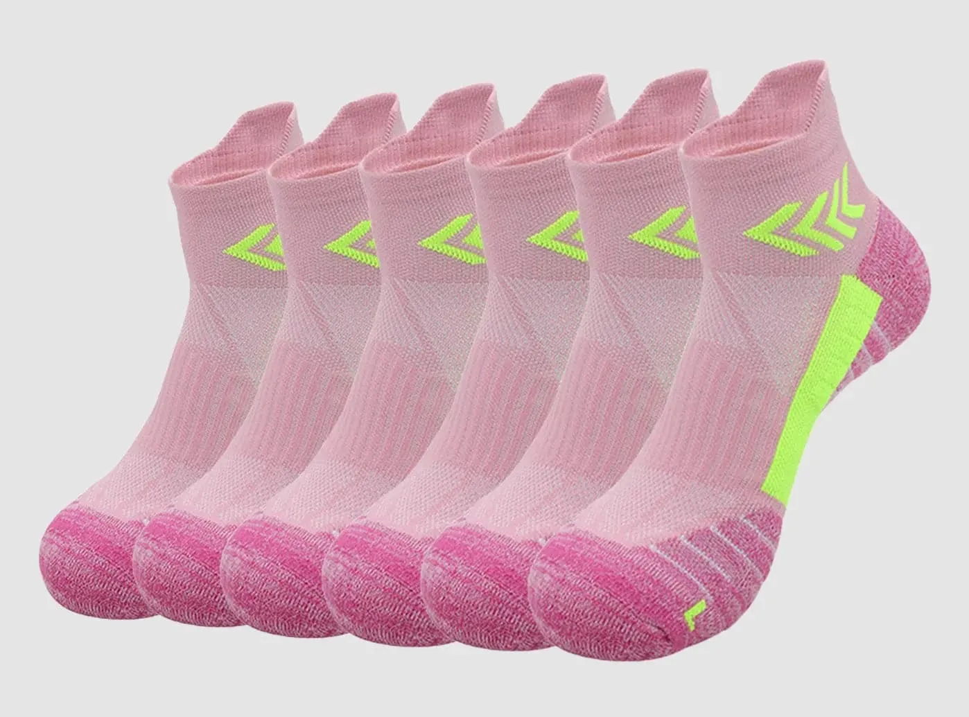 FitVille Women's PowerStride Ankle Socks V3 3-Pair Bundle