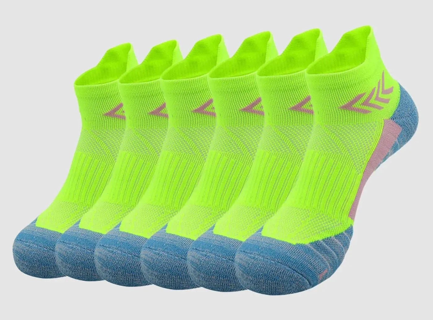 FitVille Women's PowerStride Ankle Socks V3 3-Pair Bundle