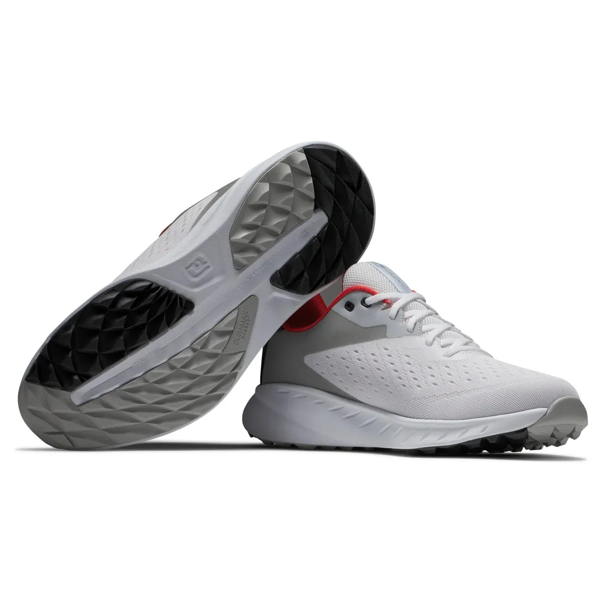 FootJoy Flex XP Golf Shoes 56277 White/Black/Red (Previous-Season Style)