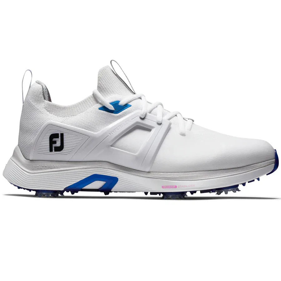 FootJoy HyperFlex Golf Shoes White/Blue/Pink (Wide)