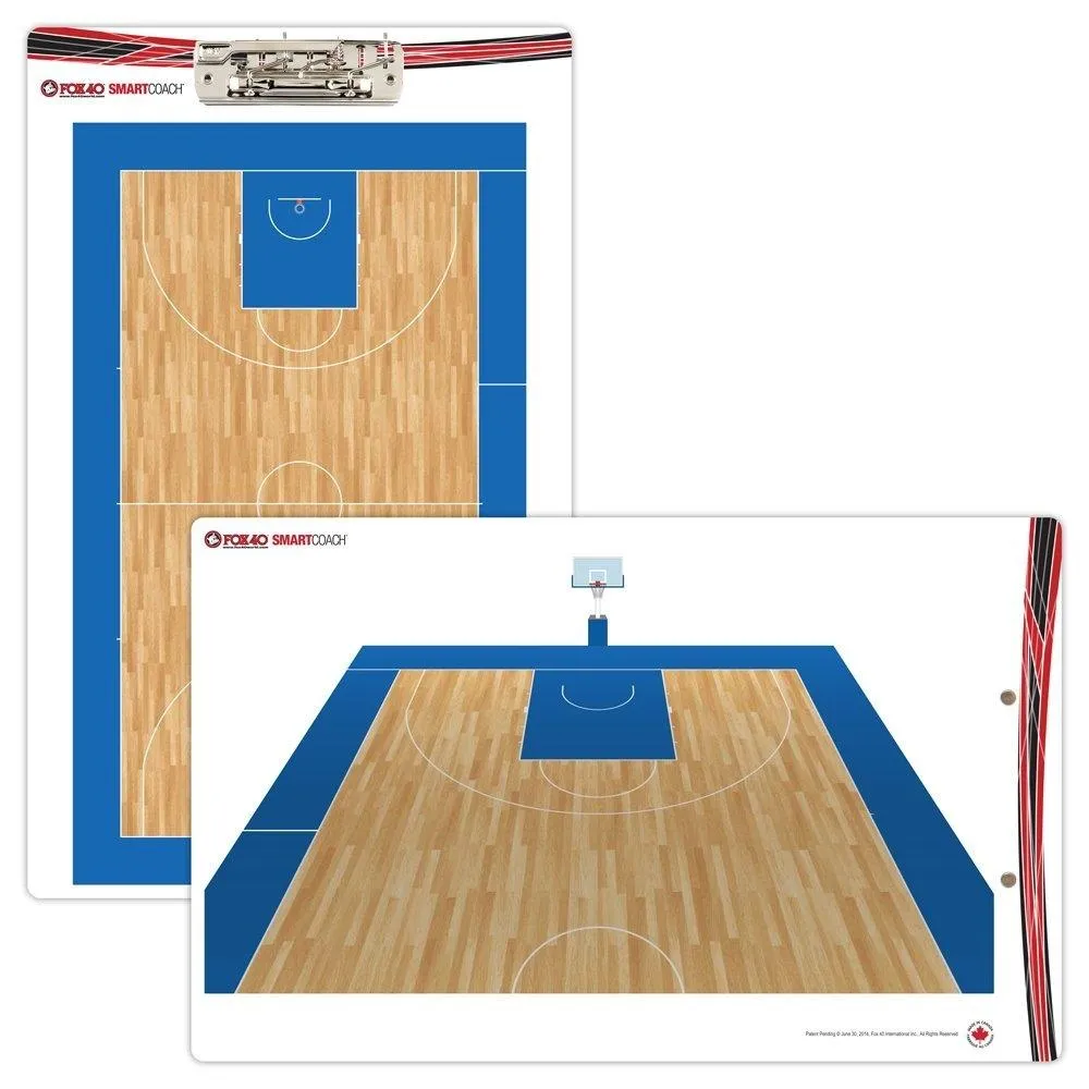 Fox 40 SmartCoach Pro 10" x 16" Basketball Clipboard 6920-1600