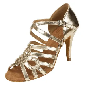 Gold Ballroom Shoes Latin Salsa Dance Shoes