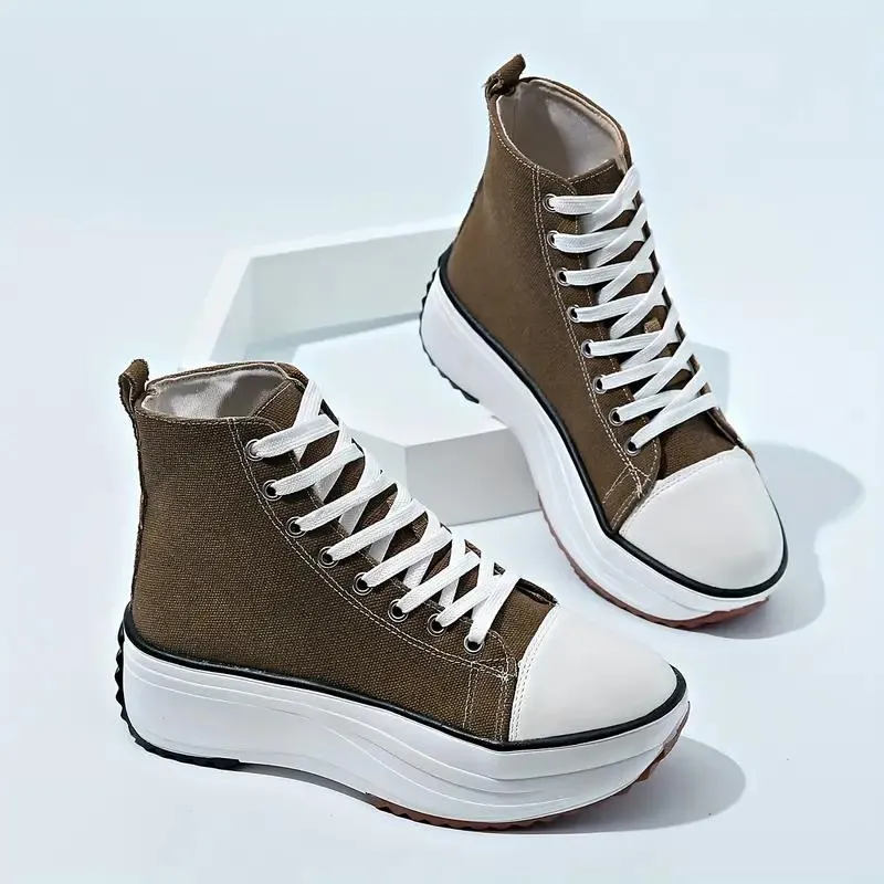 High Top Fashion Trainers Women's Canvas Shoes