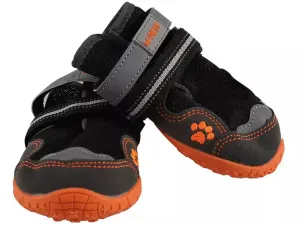 HIKING Dog Shoes Black & Orange