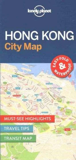 Hong Kong City Map (1st Edition) by Lonely Planet (2016)