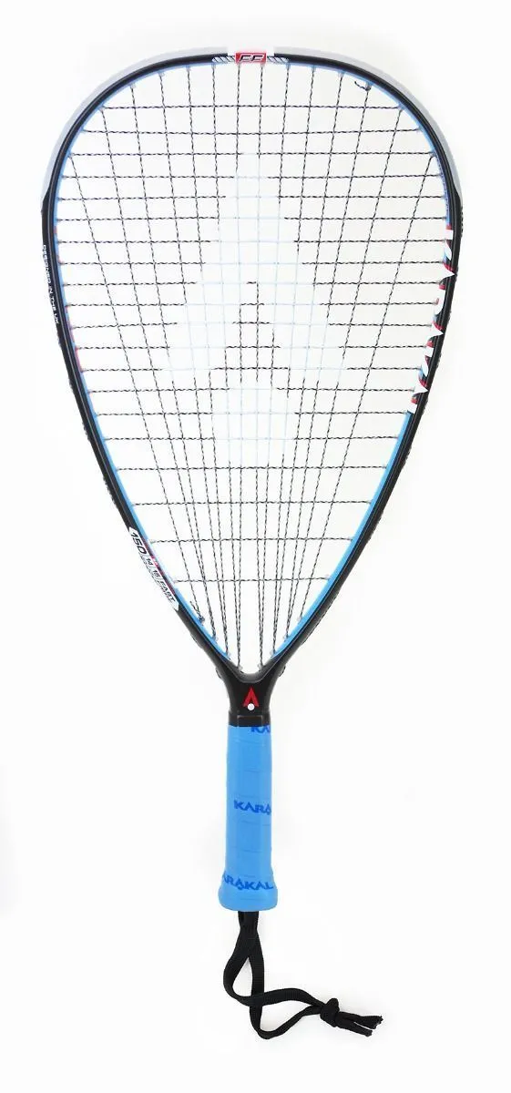 Karakal FF 150 Squash 57 Racket with 100% Fast Fibre Nano Gel and Mid Plus Head