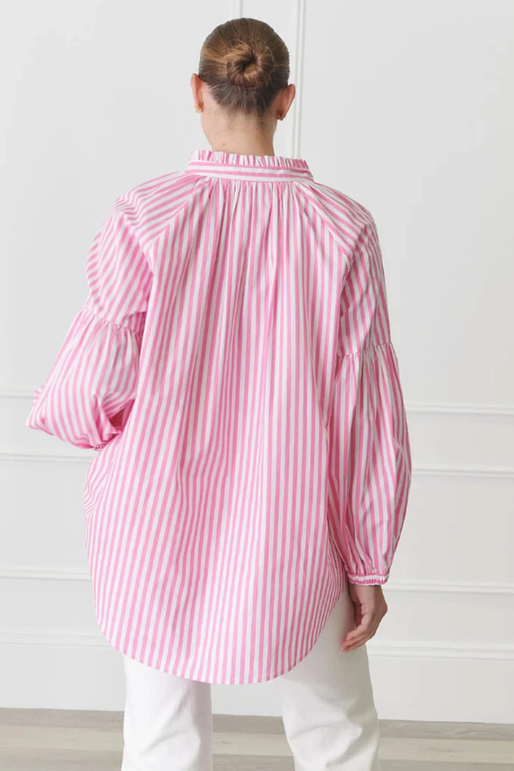 Kell Stripe Shirt | Pink